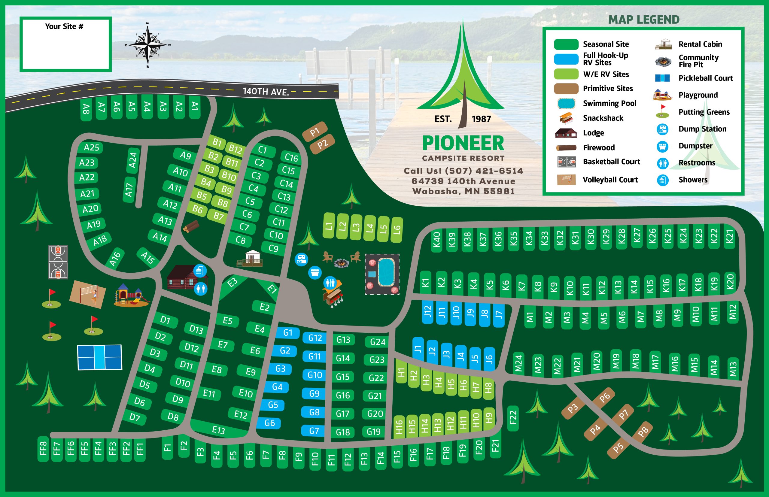 Pettecote Junction Map