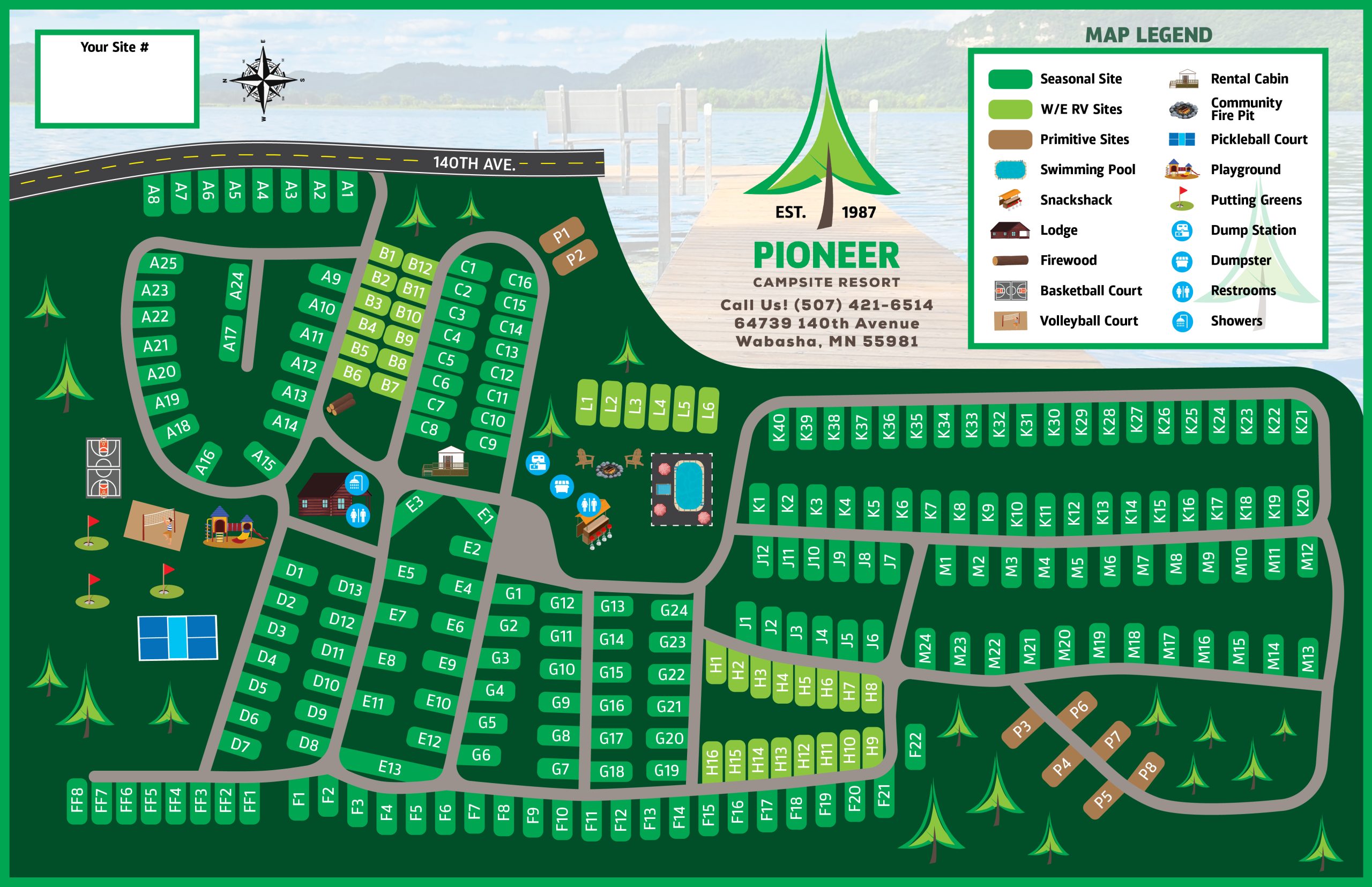 Pettecote Junction Map